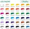 Ohuhu Oil Paint Set, 36 Oil-Based Colors, 12ml/0.42oz x 36 Tubes Non-Toxic Oil Painting Set Supplies for Canvas Painting Artist Kids Beginner Adult Classroom Student Art Supplies Gifts Ideal